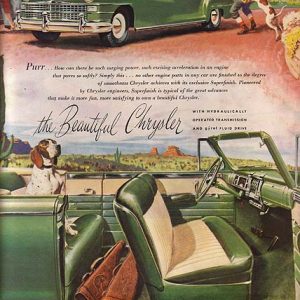 Chrysler Convertible Ad 1947