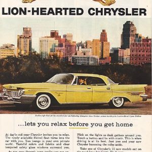 Chrysler New Yorker Ad 1959