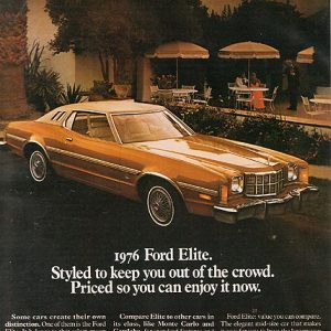 Ford Elite Ad 1975