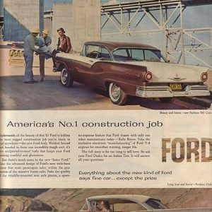 Ford Fairlane Ad April 1957
