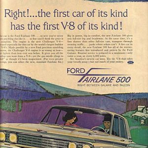 Ford Fairlane Ad December 1961