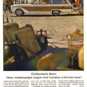 Ford Fairlane Station Wagon Ad 1963