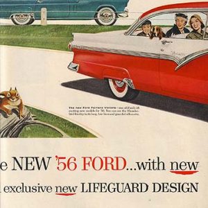 Ford Fairlane Victoria Ad 1955