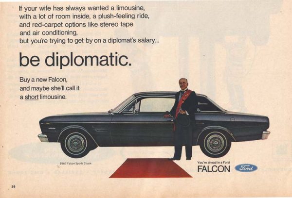 Ford Falcon Ad January 1967