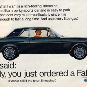 Ford Falcon Ad March 1967