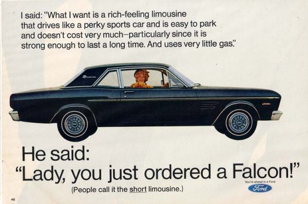 Ford Falcon Ad March 1967