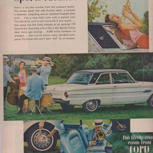 Ford Falcon Sports Futura Ad 1962