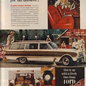 Ford Falcon Squire Wagon Ad 1962