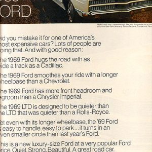 Ford LTD Ad 1968