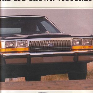 Ford LTD Crown Victoria Dealer Brochure 1988