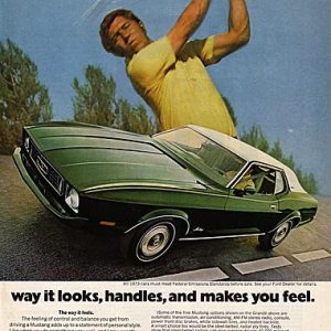 Ford Mustang Ad December 1972