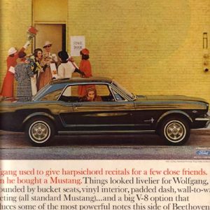 Ford Mustang Ad January 1965