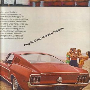 Ford Mustang Ad March 1968