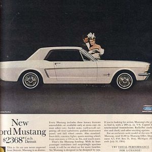 Ford Mustang Ad May 1964