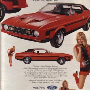 Ford Mustang Ad May 1971