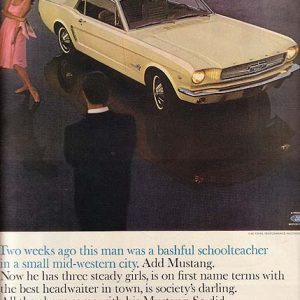 Ford Mustang Ad November 1964