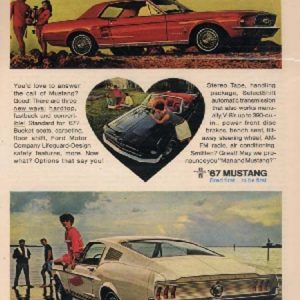 Ford Mustang Ad November 1966