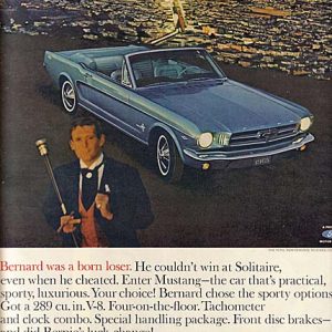 Ford Mustang Convertible Ad 1965