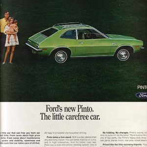 Ford Pinto Ad 1970