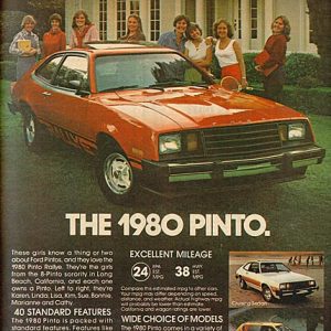 Ford Pinto Ad 1979