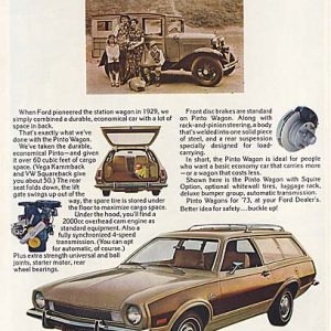 Ford Pinto Wagon Ad 1972