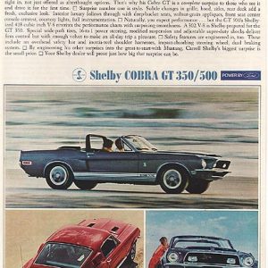 Ford Shelby Cobra GT Ad May 1968