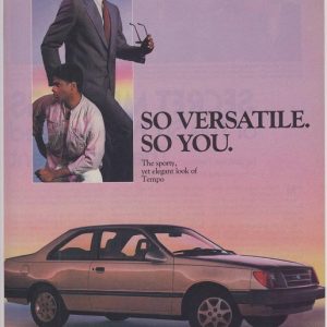 Ford Tempo Ad 1985