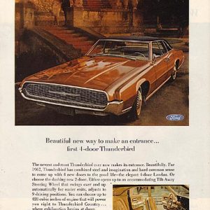 Ford Thunderbird Ad 1967