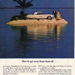 Ford Thunderbird Ad April 1963