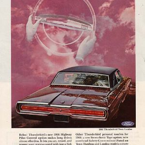 Ford Thunderbird Ad February 1966