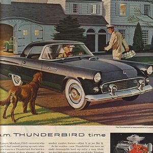 Ford Thunderbird Ad June 1955