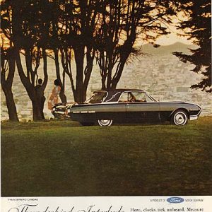 Ford Thunderbird Ad June 1962