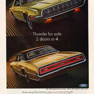 Ford Thunderbird Ad May 1968