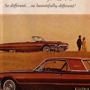 Ford Thunderbird Ad October 1963