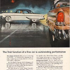 Lincoln Ad April 1955