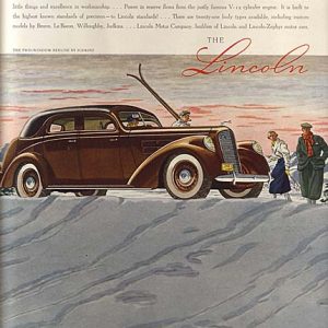 Lincoln Ad February 1937