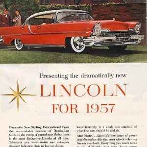 Lincoln Ad November 1956