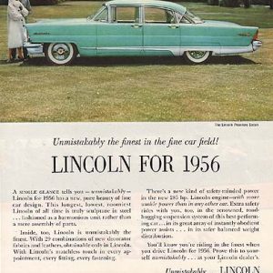 Lincoln Ad October 1955