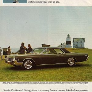 Lincoln Continental Ad April 1966