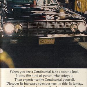 Lincoln Continental Ad February 1964