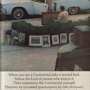 Lincoln Continental Ad January 1964