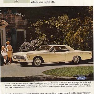 Lincoln Continental Ad January 1966