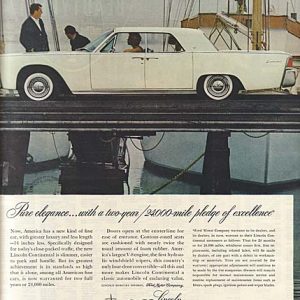 Lincoln Continental Ad July 1961