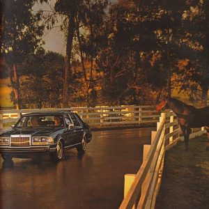 Lincoln Continental Dealer Brochure 1986