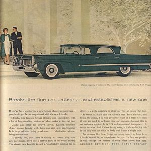 Lincoln Landau Ad 1958