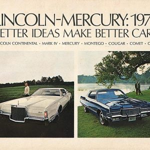 Lincoln - Mercury Dealer Brochure 1972