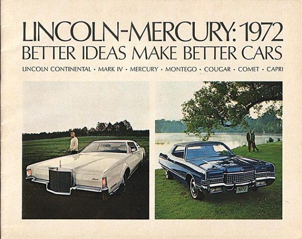 Lincoln - Mercury Dealer Brochure 1972