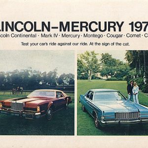 Lincoln - Mercury Dealer Brochure 1974