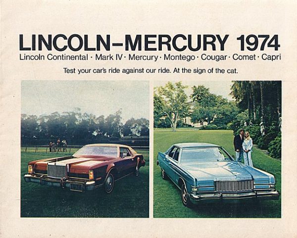 Lincoln - Mercury Dealer Brochure 1974