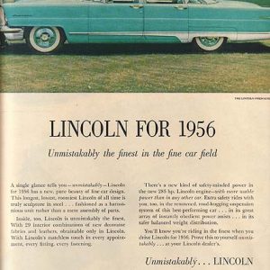 Lincoln Premiere Ad 1955